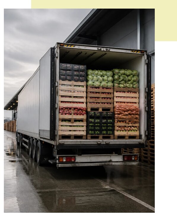 Перевозка плодоовощной продукции в Усть-Кут по цене от 5149 р. | Агросервис-Утк