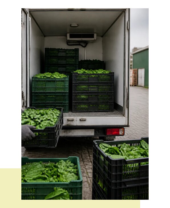 Перевозка шпината в Усть-Кут с сохранением свежести продукции